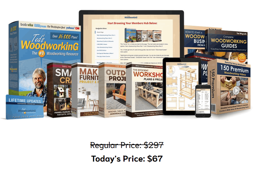 Teds Woodworking Checkout Page